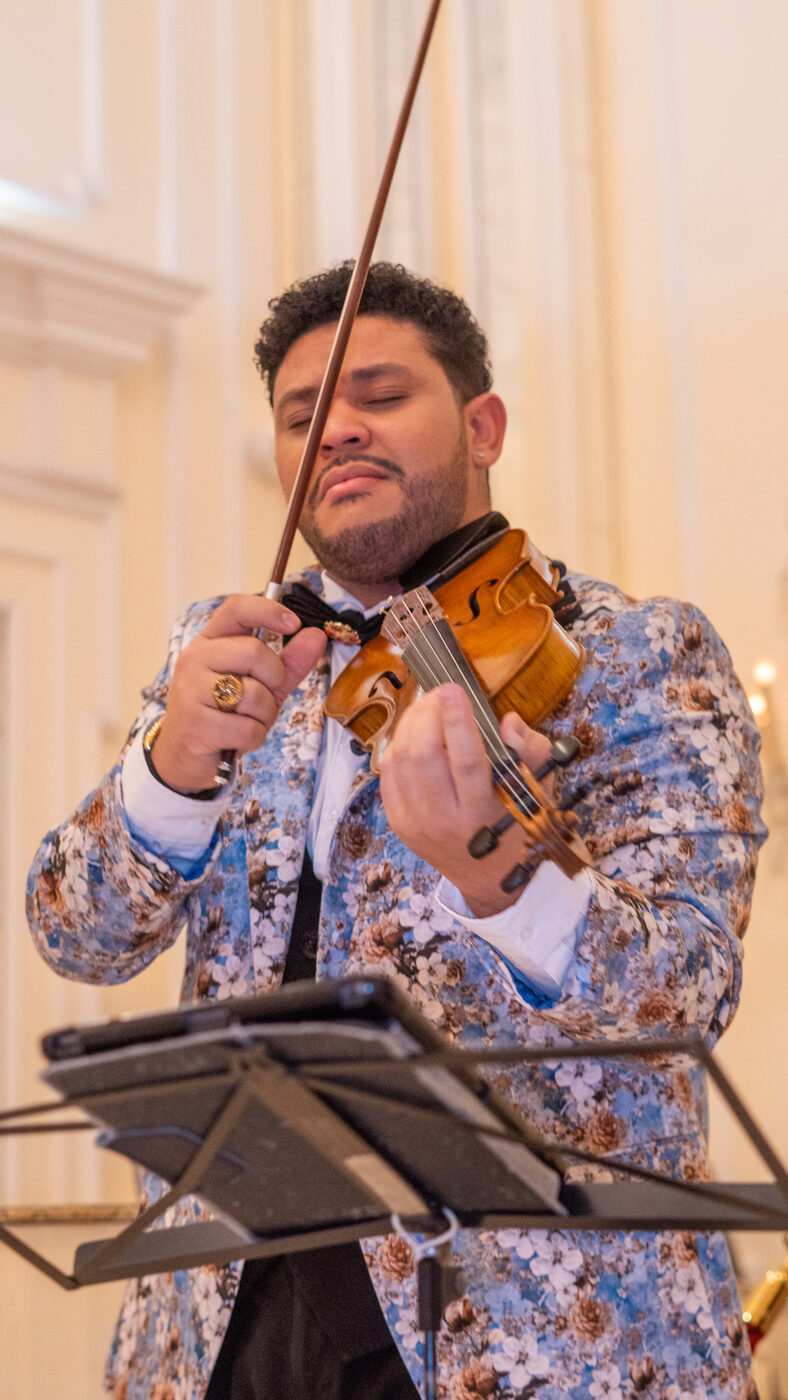 Wessex violinist performing